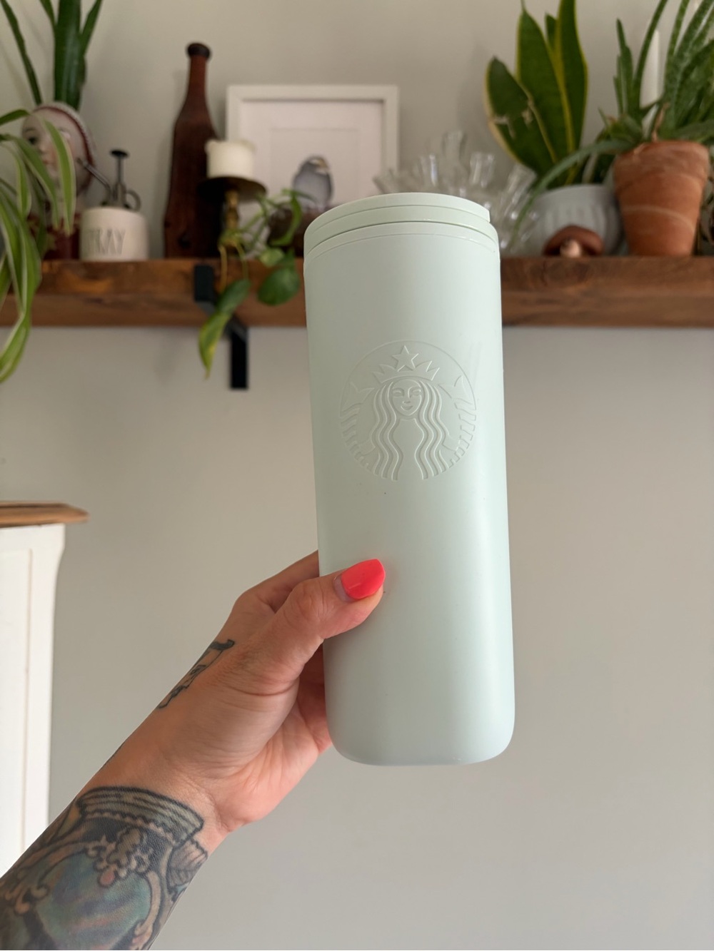 Starbucks Mint Green Travel Tumbler